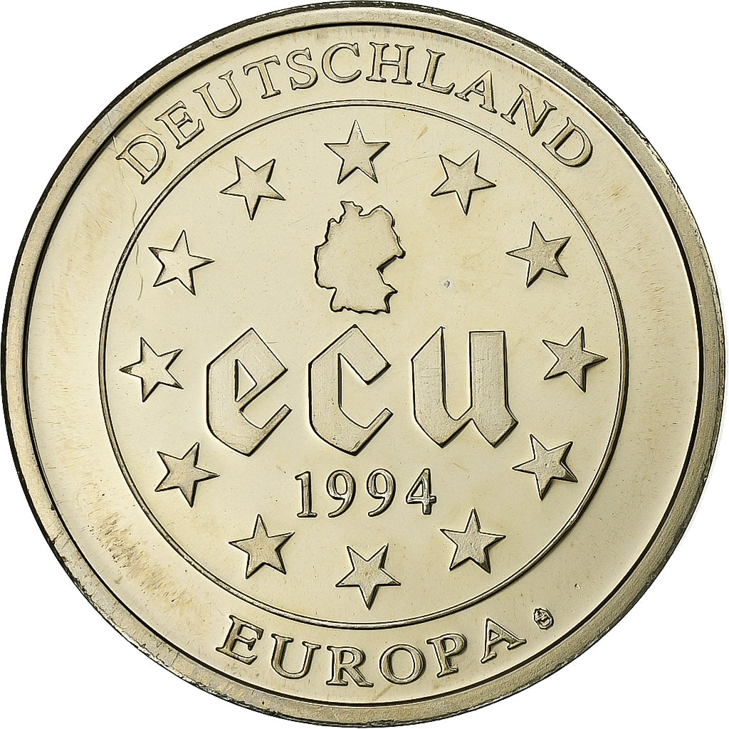 Allemagne, 1 Ecu Europa, Charlemagne, 1994, Waldaschaff, Cupro-nickel, SPL