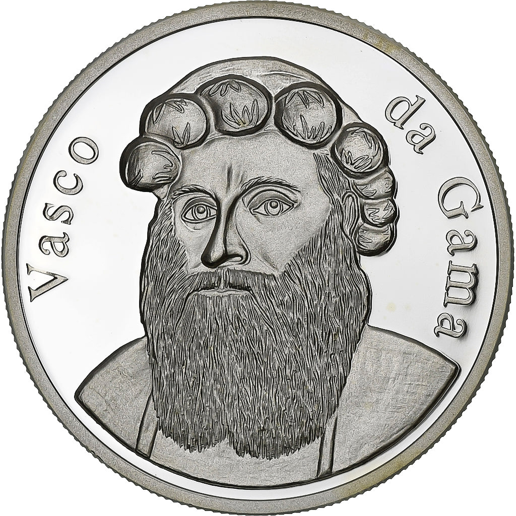Portugal, Ecu, Vasco de Gama, 1993, Silver, Proof, MS(65-70)