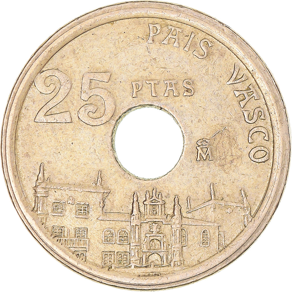Coin, Spain, 25 Pesetas, 1993