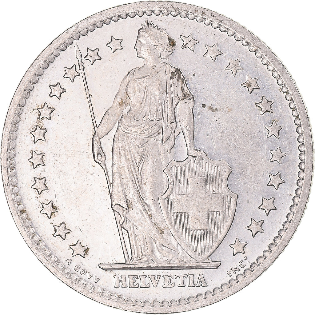 Coin, Switzerland, 2 Francs, 1974