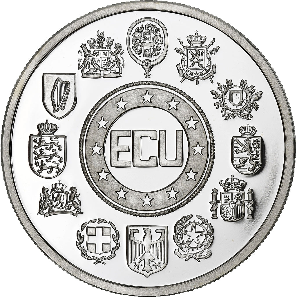 Luxembourg, Ecu, Charles IV, Count of Luxembourg, Silver, Proof, MS(65-70)