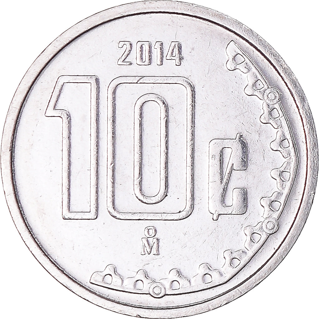 Munten, Mexico, 10 Centavos, 2014