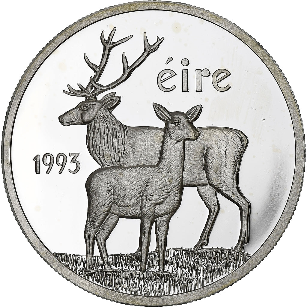 Irlanda, Ecu, 1993, Plata, Prueba, FDC