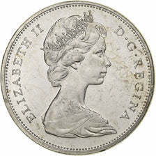 Canada, Elizabeth II, Dollar, 1965, Ottawa, Silver, AU(55-58)
