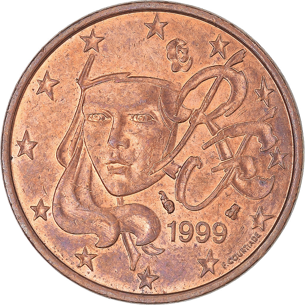 Moneda, Francia, 5 Euro Cent, 1999