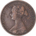 Moneda, Gran Bretaña, 1/2 Penny, 1861