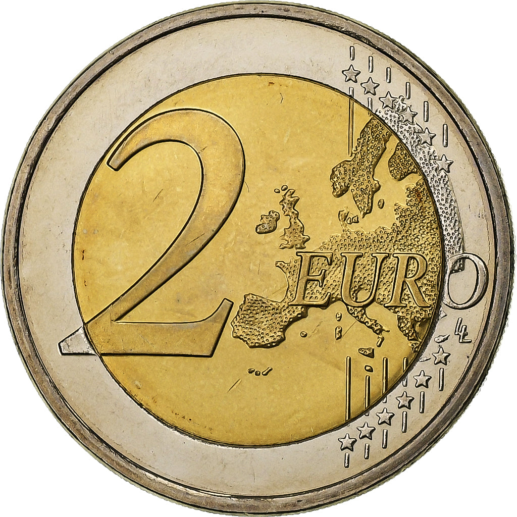 Finlandia, 2 Euro, Independence, 2007, Vantaa, Bimetálico, SC
