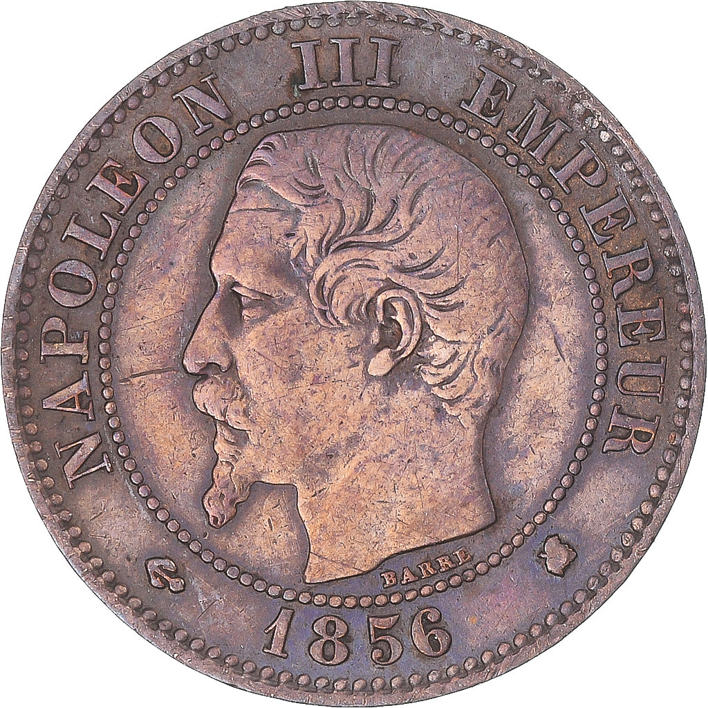 Coin, France, 2 Centimes, 1856