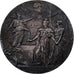 Francia, medaglia, Pont Alexandre III, 1900, Bronzo, Daniel Dupuis, SPL-