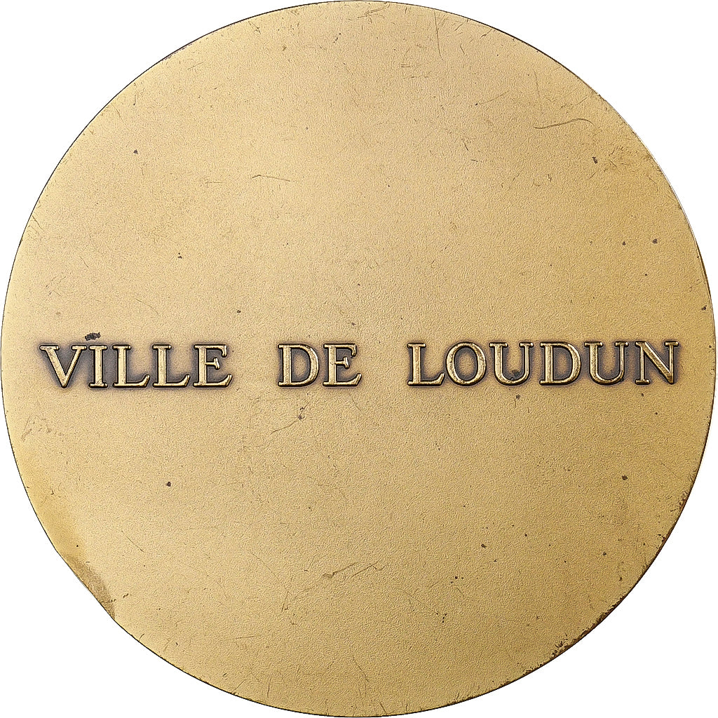 Frankreich, Medaille, Ville de Loudun, Bronze Florentin, Pichard, VZ