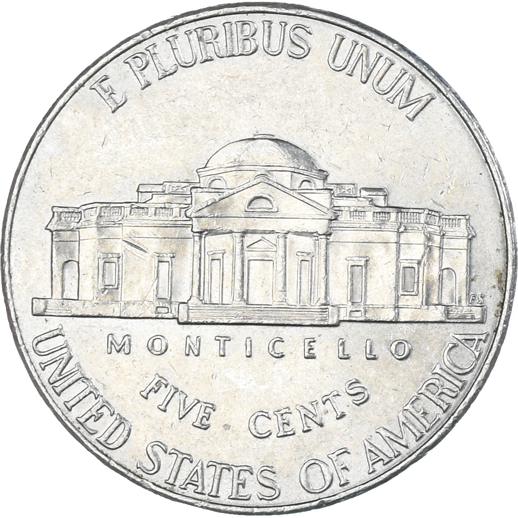 Coin, United States, 5 Cents, 2012