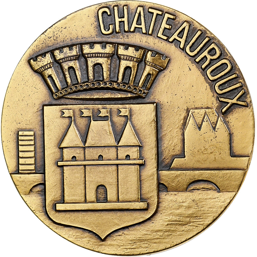 Frankrijk, Medaille, Châteauroux, Bronze Florentin, Pichard, PR