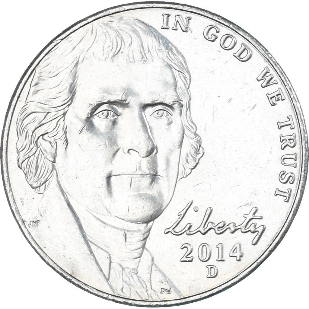 Moneta, Stati Uniti, 5 Cents, 2014
