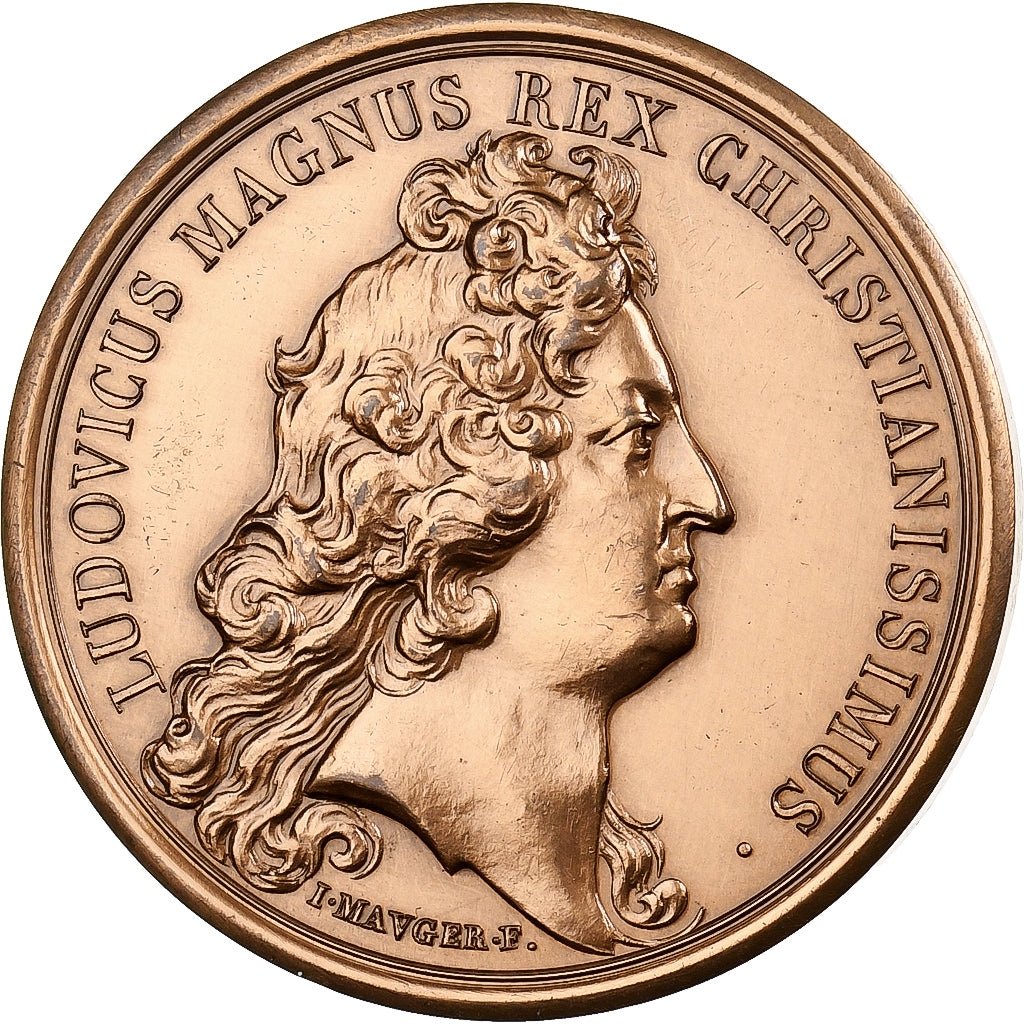 France, Médaille, Louis XIV, Bataille de Cassel, 1977, MDP, Bronze, SUP
