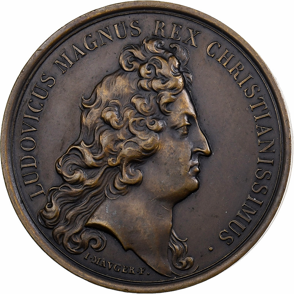 Frankrijk, Medaille, Louis XIV, L'Alsace réduite à une province, Bronzen