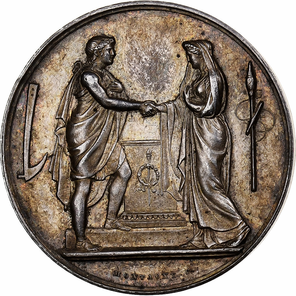 France, Médaille de mariage, MDP, Argent, SUP, Montagny