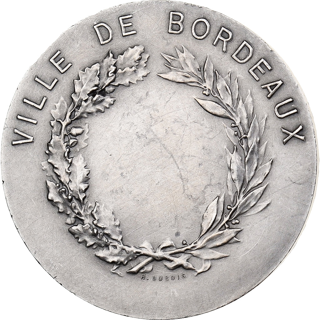 France, Medal, Ville de Bordeaux, MDP, Silver, Daniel-Dupuis, H. Dubois