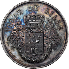 Francia, medaglia, Ville de Lille, Argento, Lecomte, BB+