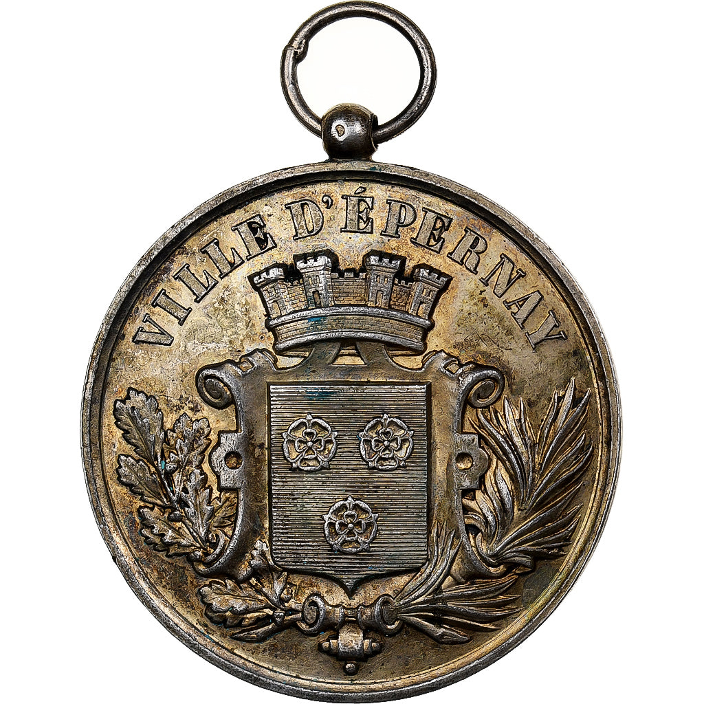 Francia, medaglia, Concours International de Musique d'Epernay, 1884, Argento