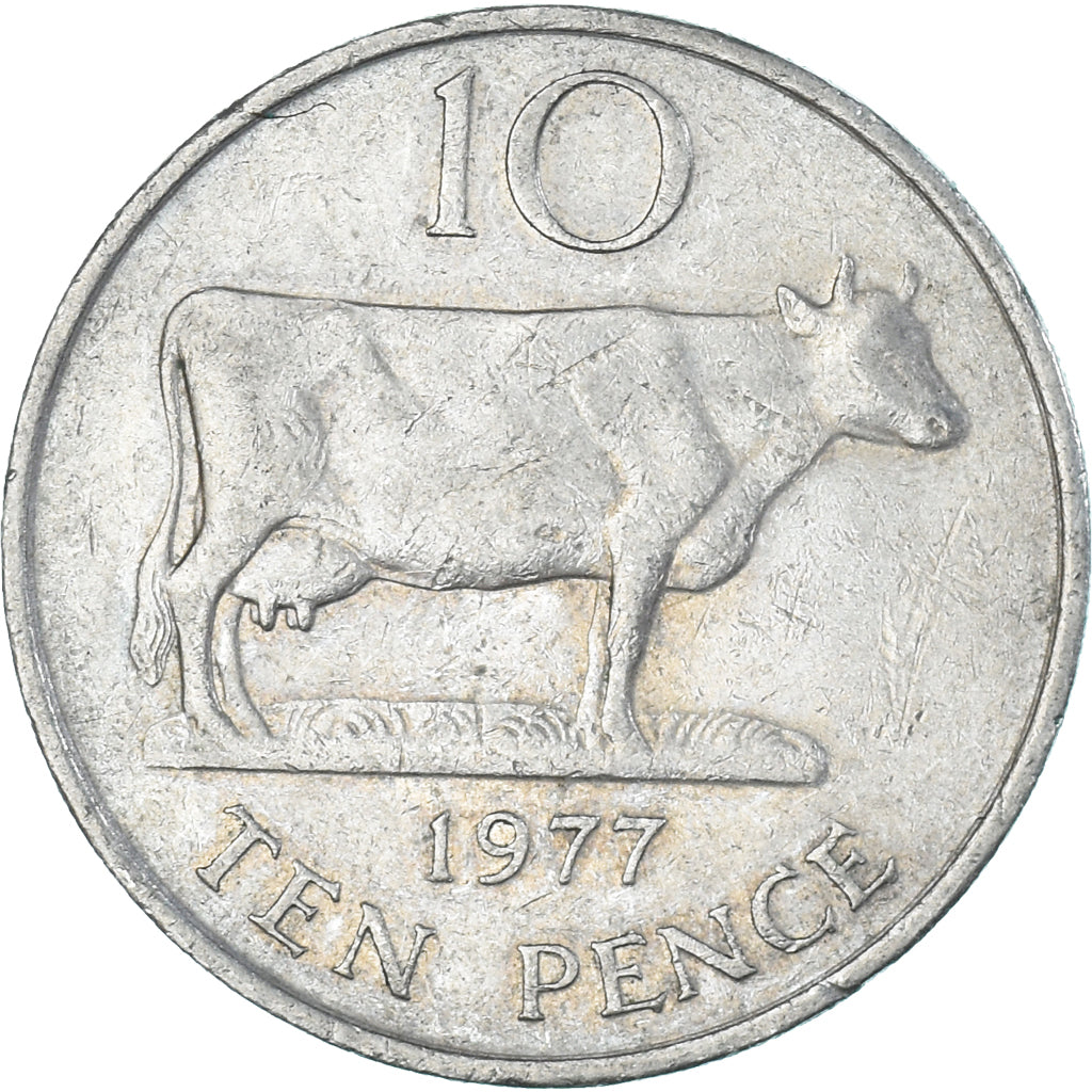 Guernsey, 10 Pence, 1977