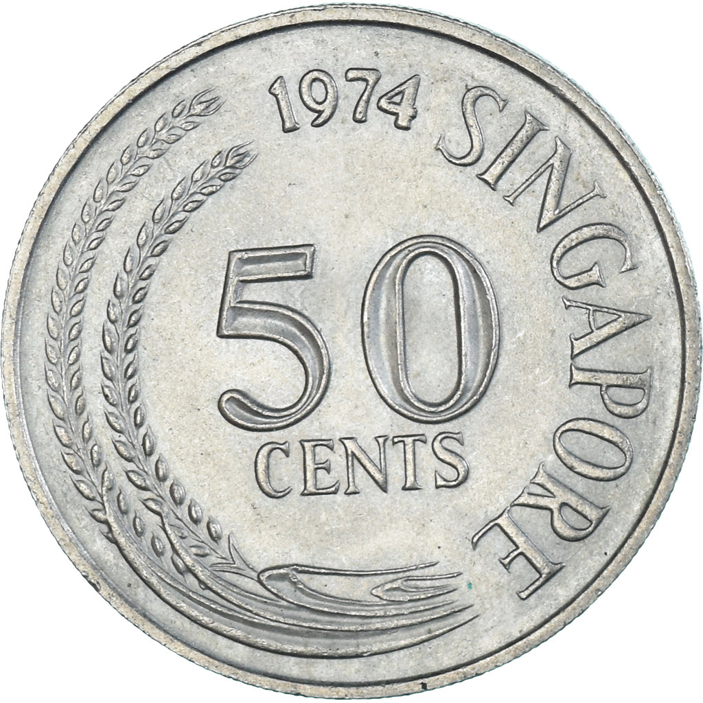 Singapur, 50 Cents, 1974
