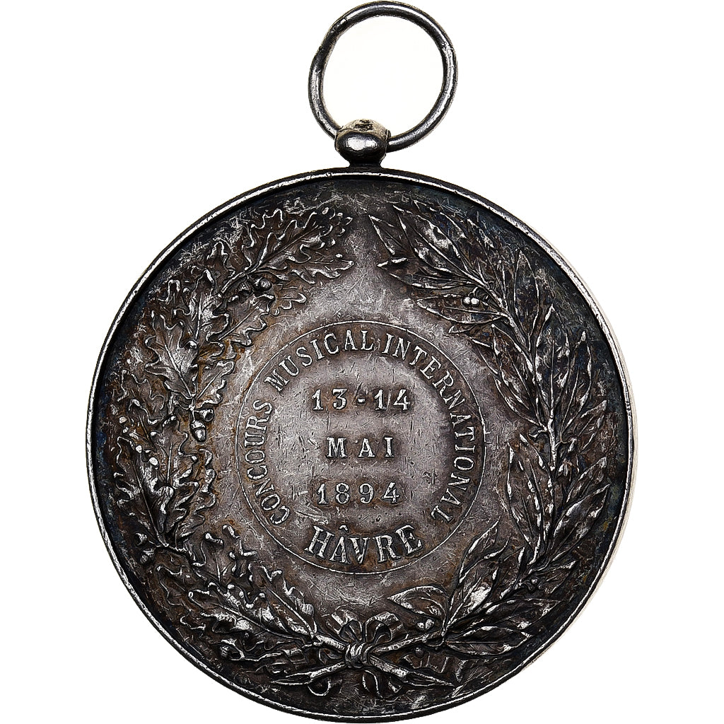 Frankreich, Medaille, Concours musical international - Hâvre, 1894, MDP