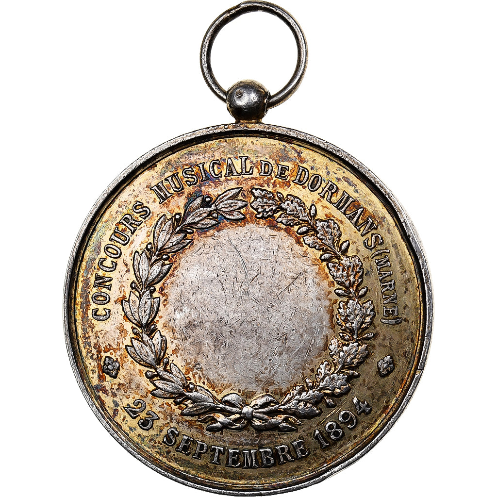Francia, medaglia, Concours musical de Dormans, 1894, Argento, BB