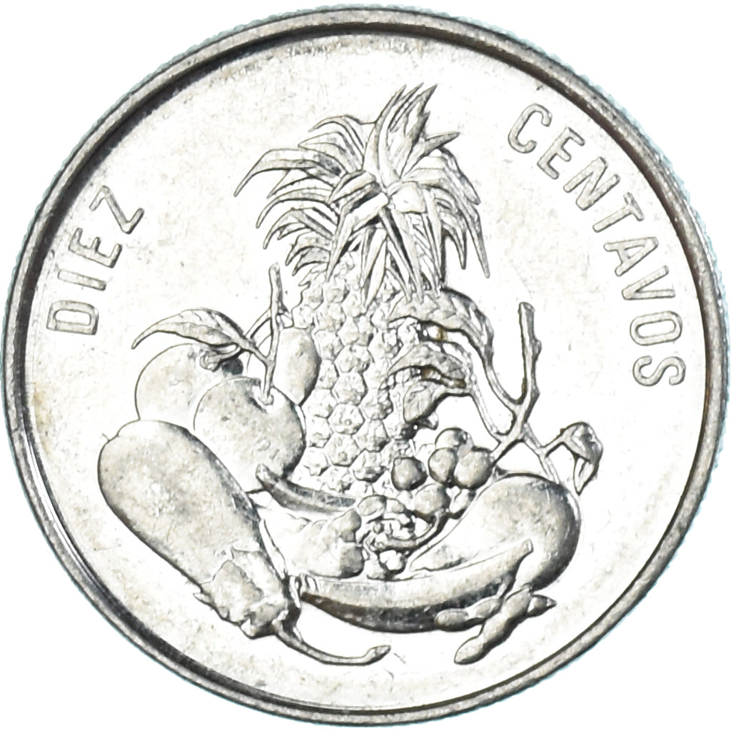 República Dominicana, 10 Centavos, 1989