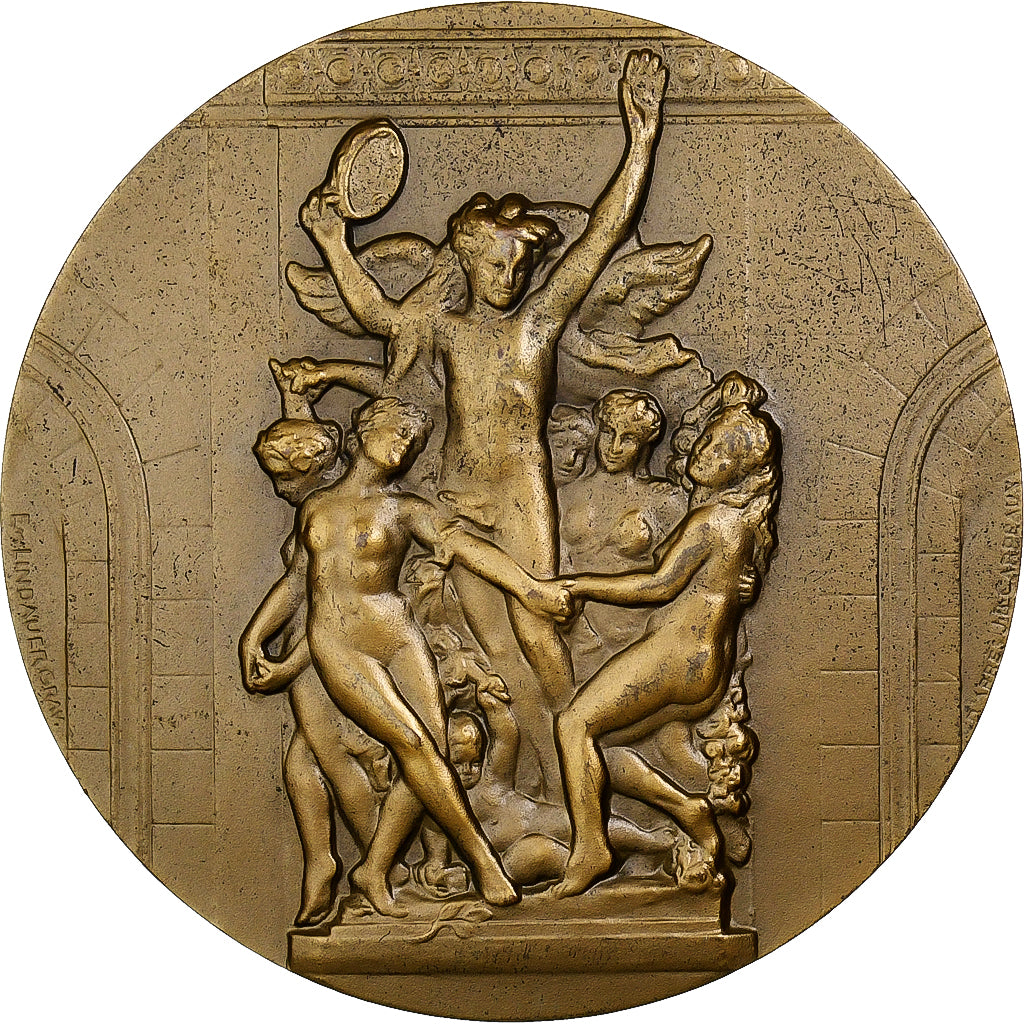 France, Médaille, Jean-Baptiste Carpeaux, Bronze, SUP, Lindauer