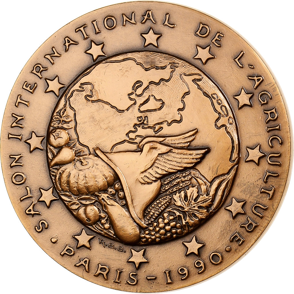 France, Medal, Paris - Concours Général Agricole, 1990, Bronze, Baron