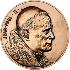 France, Médaille, Jean-Paul II, XIIemes JMJ - Paris, 1997, MDP, Bronze, SUP