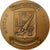 Frankreich, Medaille, Restauration de l'église de Muizon, 1980, MDP, Bronze