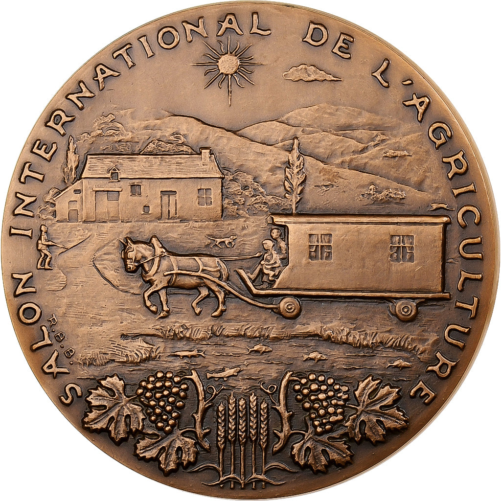 France, Médaille, Paris - Concours Général Agricole, 1987, Bronze, SUP, Baron