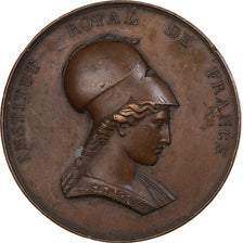 Francja, medal, Institut royal de France, Acte de vertu, 1826, Brązowy