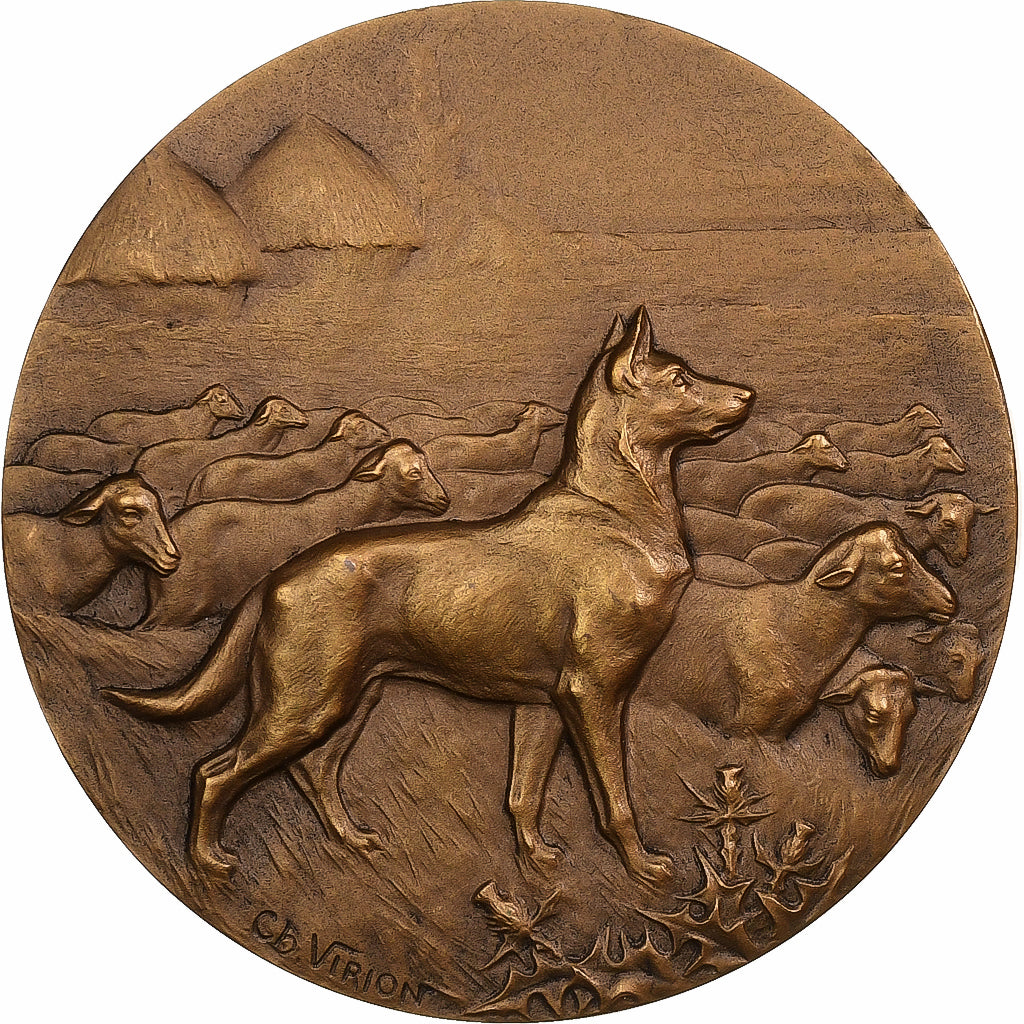 Frankreich, Medaille, Journal de la France agricole, MDP, Bronze, Virion/Dubois