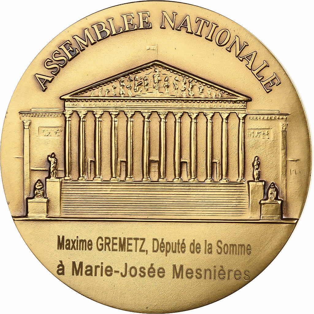Frankrijk, Medaille, Assemblée Nationale, Bronzen, PR