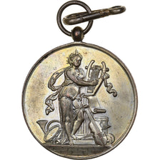 France, Medal, Concours musical de Damery, 1882, Silver, AU(55-58)