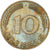 Moneda, Alemania, 10 Pfennig, 1989
