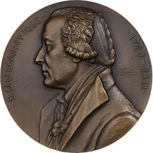Francja, medal, Louis-Antoine de Bougainville, Aviso, 1931, Brązowy