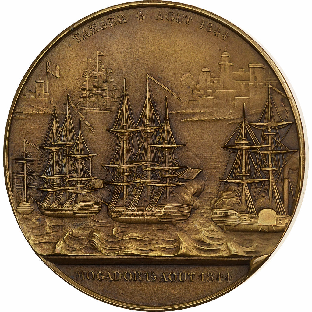 Francja, medal, Prince de Joinville, Bombardements de Tanger et Mogador, 1844