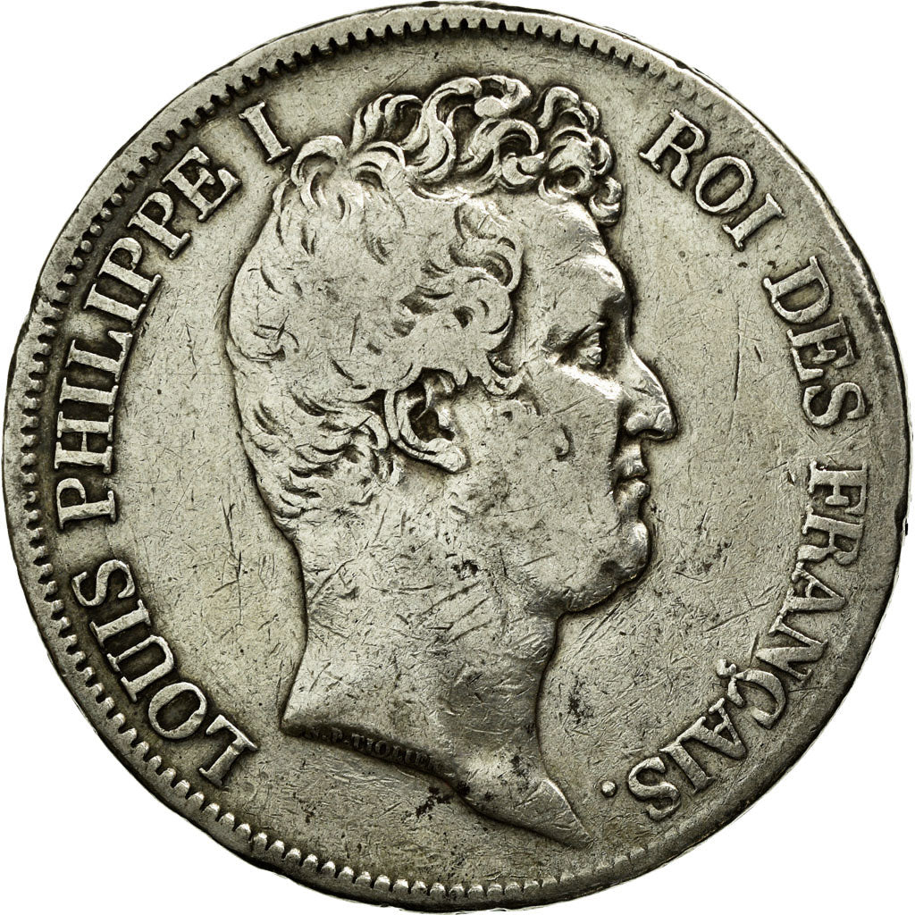 Coin, France, Louis-Philippe, 5 Francs, 1831, Limoges, VF(20-25), Silver