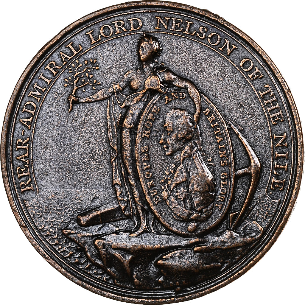 Great Britain, Medal, Horatio Nelson, Battle of the Nile, 1798, Copper