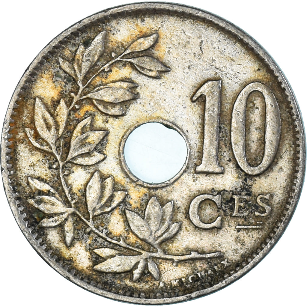 Moneta, Belgia, 10 Centimes, 1920