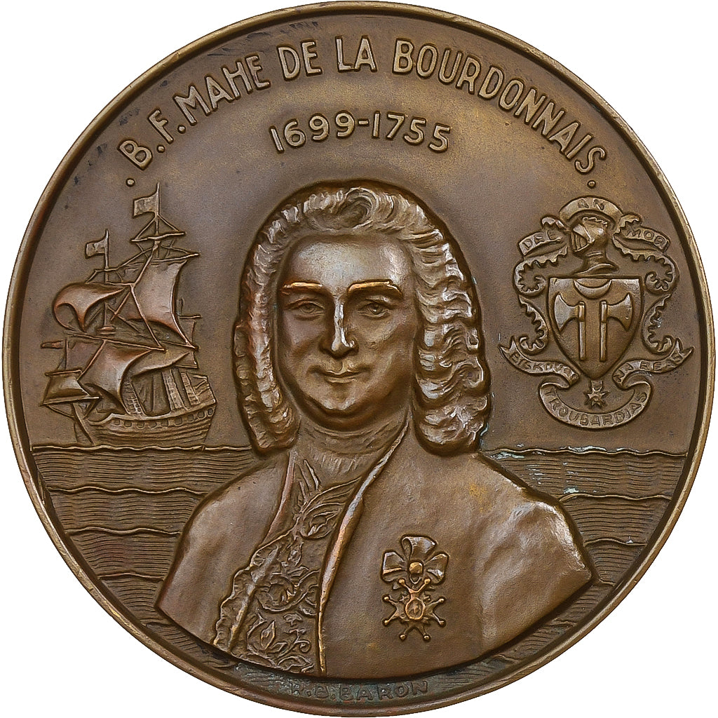 França, medalha, Compagnie des Messageries Maritimes, La Bourdonnais, 1953