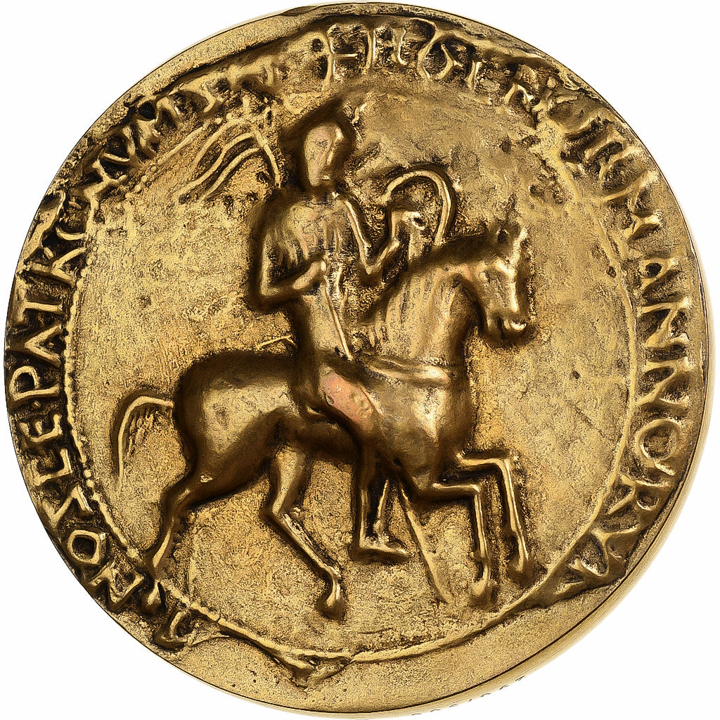 France, Medal, Reproduction, Seal of William the Conqueror, Bronze
