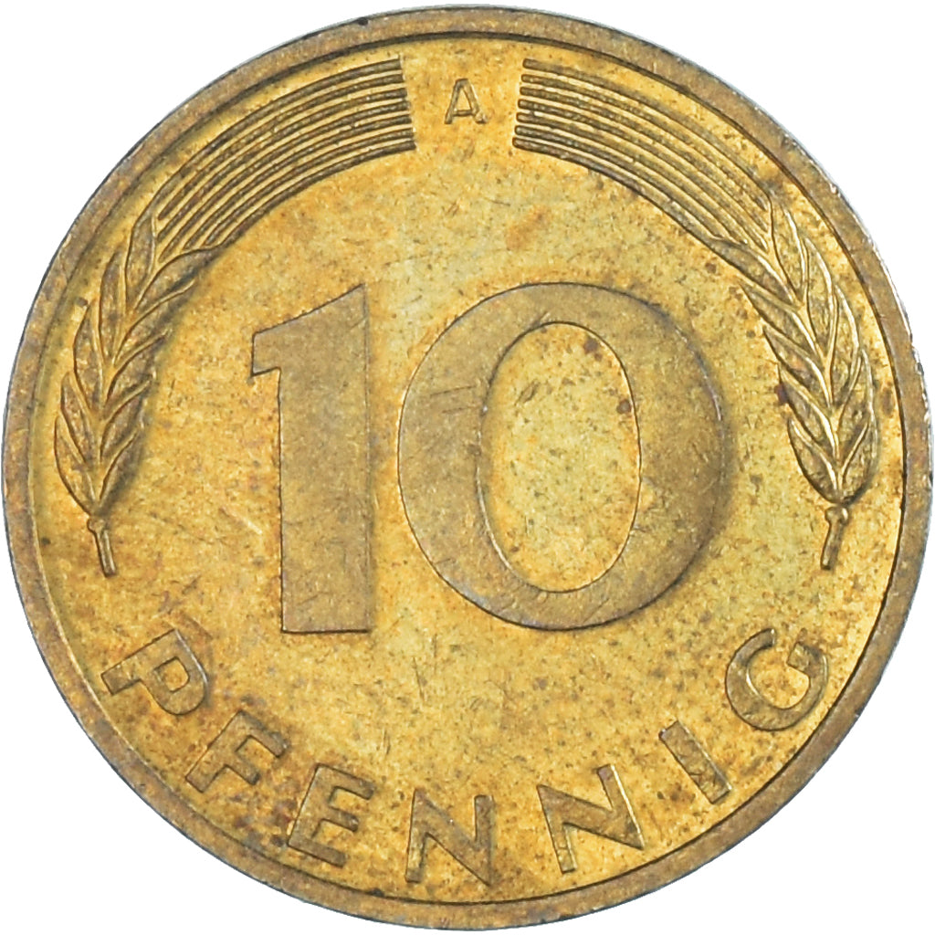 Moneta, Germania, 10 Pfennig, 1996