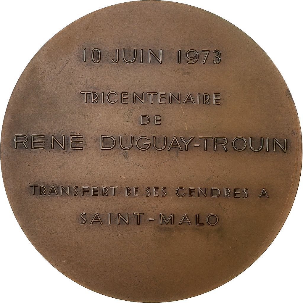 Frankrijk, Medaille, René Duguay-Trouin, Transfert des cendres à Saint-Malo