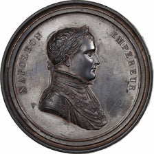 France, Médaille, Napoléon Ier, Etain, TTB+