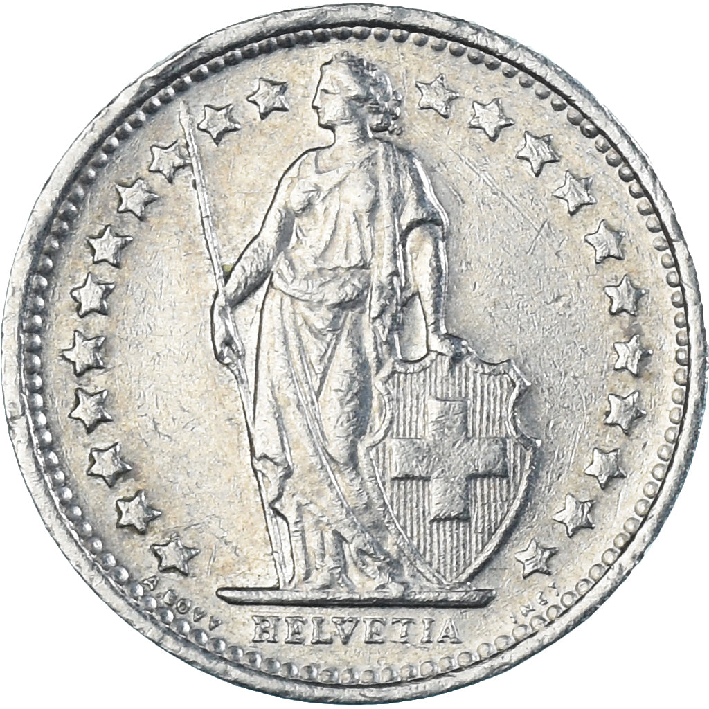 Coin, Switzerland, 1/2 Franc, 1973