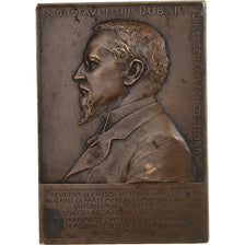 Francja, medal, Gustave-Louis Dubar, Directeur de l'Echo du Nord, 1901
